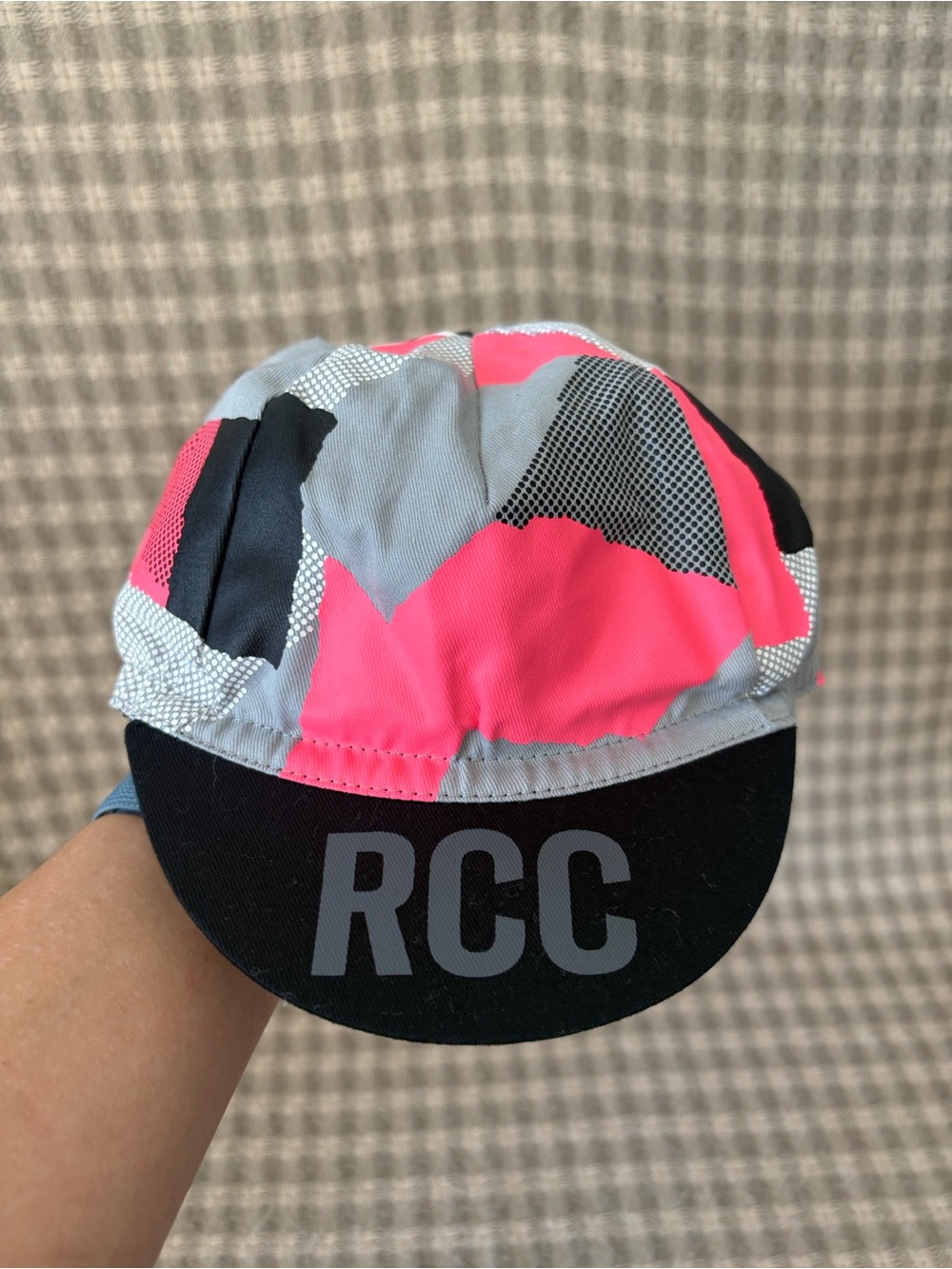 RAPHA CYCLING CLUB PINK GREY CAMO HAT
